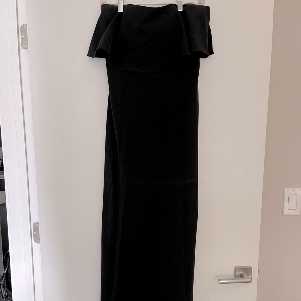 Black strapless Bridesmaid dress
